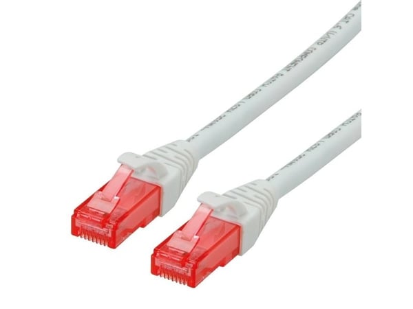 ROLINE 21.15.2564, 1,5 m, Cat6, U/UTP (UTP), RJ-45, RJ-45, Hvit