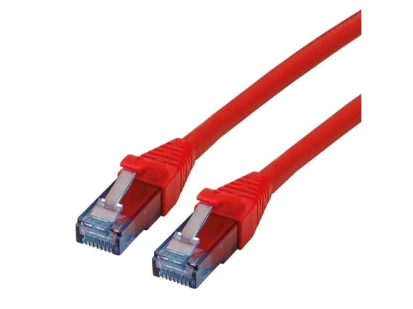 ROLINE 21152719, 20 m, Cat6a, U/UTP (UTP), RJ-45, RJ-45, Rød