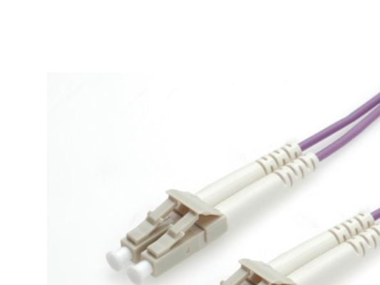 ROLINE FO Jumper Cable 50/125µm OM4, LC/LC, Low-Loss-Connector 1m, LC, LC