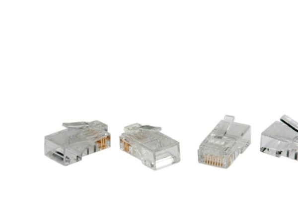 ROLINE Cat.6 Modular Plug, unshielded, for Stranded Wire 10 pcs., Läpinäkyvä