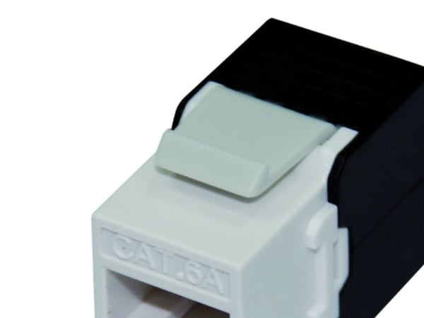 ROLINE Keystone Jack, Cat. 6a, RJ-45, unshielded, toolless, white, Hvit