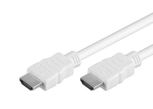 Value 11995703, 3 m, HDMI Type A (Standard), HDMI Type A (Standard), 1920 x 1080 piksler, Hvit