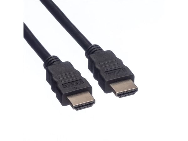 VALUE 11995901, 1 m, HDMI Typ A (standard), HDMI Typ A (standard), 7680 x 4320 pixlar, 3D kompatibilitet, Svart
