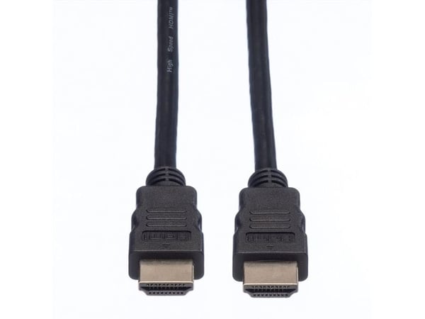 VALUE 11995901, 1 m, HDMI Typ A (standard), HDMI Typ A (standard), 7680 x 4320 pixlar, 3D kompatibilitet, Svart
