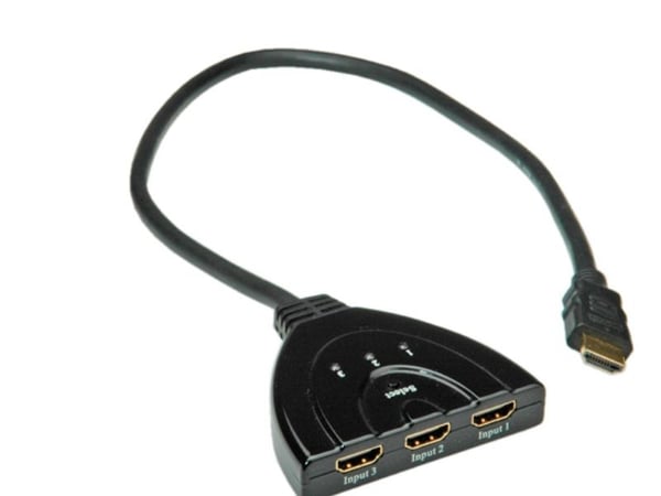 Value HDMI Switch, Automatic, 3-way