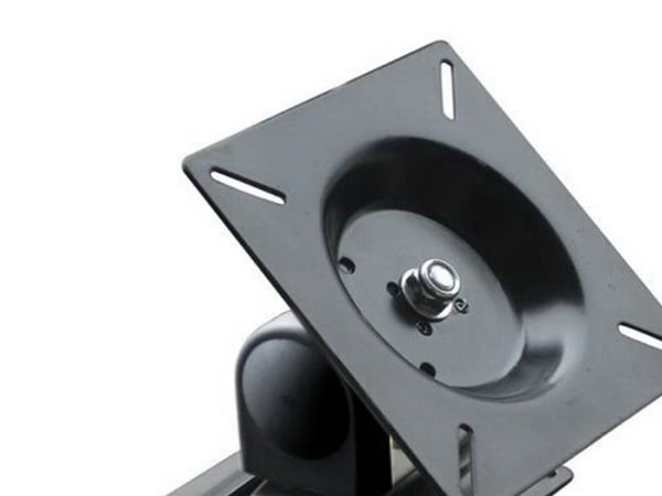 Value 17.99.1120, 75 x 75 mm, 100 x 100 mm, 0 - 160°, 0 - 270°, Stål, Sort