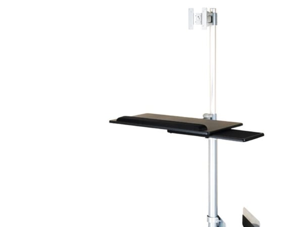 Value Mobile PC Cart, silver, 10 kg