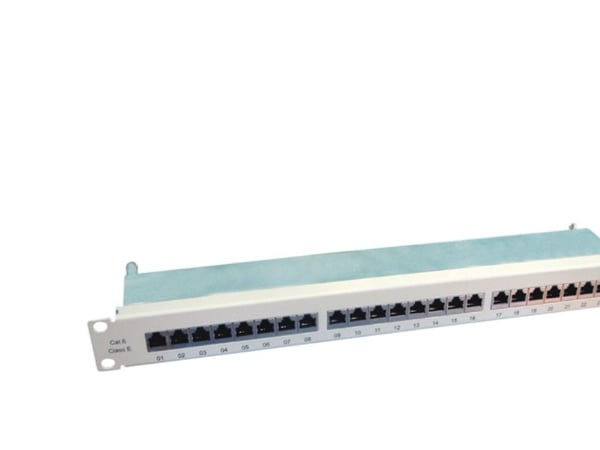 Value Kat.6 19"-Patchpanel, 24 P, geschirmt, grau, Harmaa