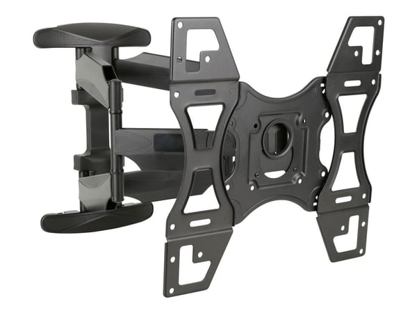 Multibrackets M VESA Flexarm Full Motion Dual - Brakett - for flatpanel - stål, plastikk - svart - skjermstørrelse: 40"-70" - veggmonterbar