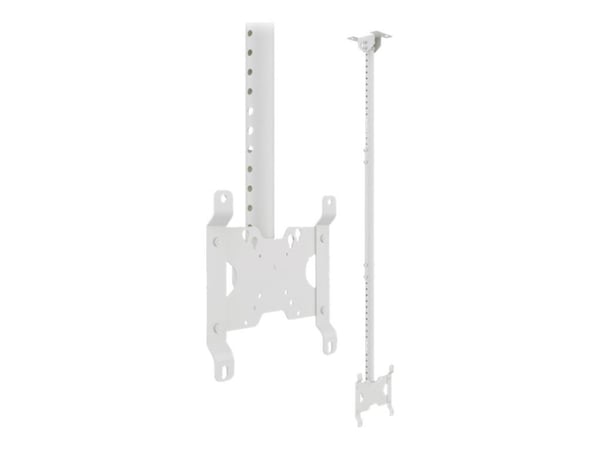 Multibrackets M Public Ceilingmount Small Single - Brakett - for LCD-skjerm - aluminium, stål - hvit - skjermstørrelse: 10"-32" - takmonterbar