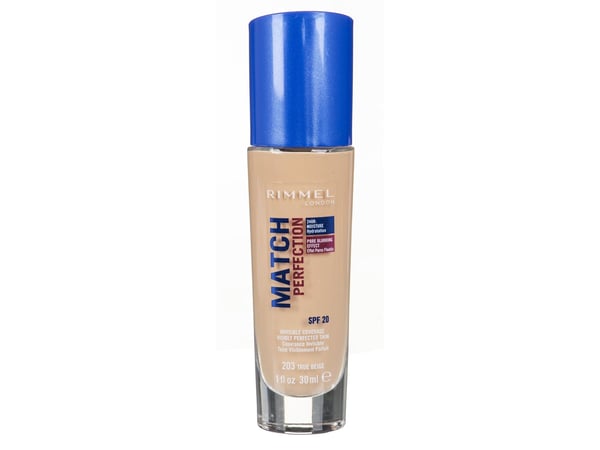 Rimmel London Match Perfection 24HR SPF20 foundation 203 True Beige 30 ml