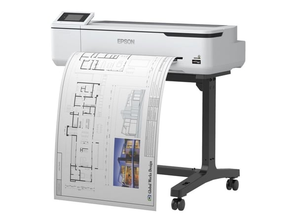 Epson SureColor SC-T3100 - 24" storformatsskrivare - färg - bläckstråle - Rulle A1 (61,0 cm) - 2 400 x 1 200 dpi - Gigabit LAN, Wi-Fi(n), USB 3.0 -...