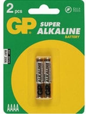 GP Batteries GPSUP25A615C2 Mini (AAAA) Paristo R61 (AAAA) Alkali Mangaani 1,5 V 2 kpl