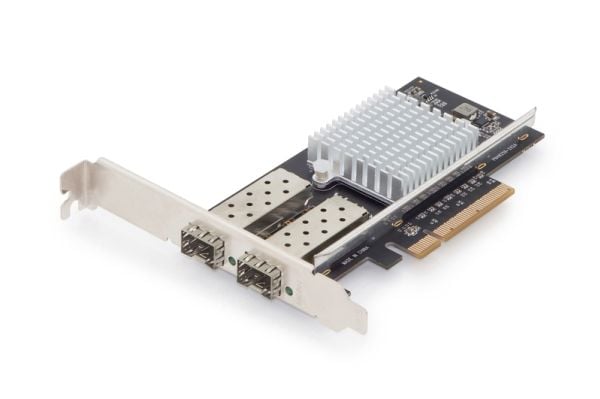 DIGITUS DN-10162 - Nettverksadapter - PCIe 3.0 x8 lav profil - 10 Gigabit SFP+ x 2