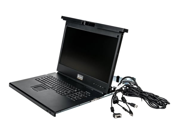 Vertiv Avocent LRA185KMM-205, 48,3 cm (19"), 1366 x 768 piksler, TFT, 250 cd/m², 1000:1, 41 cm Vertiv Avocent LRA185KMM-205, 48,3 cm (19"), 1366 x 768 piksler, TFT, 250 cd/m², 1000:1, 41 cm