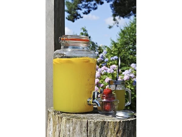 Drikkedispenser Kilner 8 ltr. glas m/tappehane