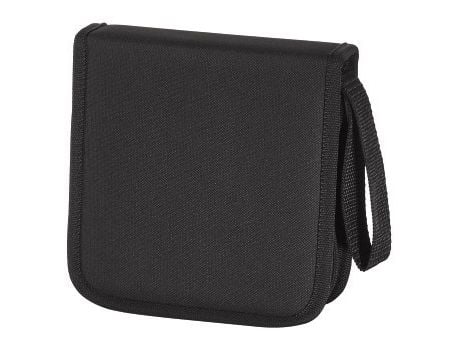 Hama CD/DVD Nylon Wallet 32 - Lomme for CD/DVD-plater - 32 plater - 600D nylon - svart, blå