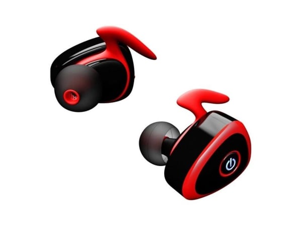 KitSound Comet, Langaton, 13 g, Kuulokkeet, Musta, Punainen