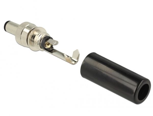 Delock - Strømkontakt - DC-jakk 5,5 mm x 12 mm (ID: 2,1 mm) (hann) - 18 V - 2 A