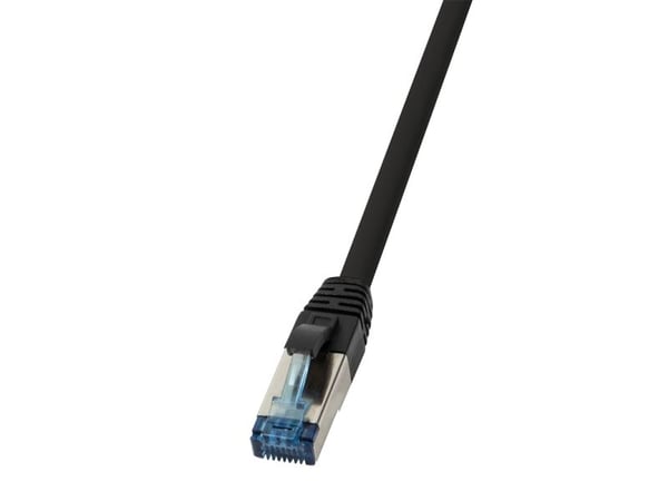 LogiLink 10G - Koblingskabel - RJ-45 (hann) til RJ-45 (hann) - SFTP - CAT 6a - halogenfri, utendørs - svart