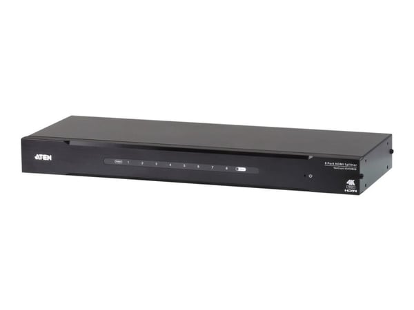 ATEN VanCryst VS0108HB - Video/lyd-splitter - 8 x HDMI - stasjonær, rackmonterbar