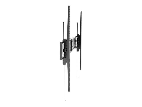 Multibrackets M Universal Wallmount Tilt HD MAX - Monteringssats (lutningsbart väggfäste) - för platt panel - svart - skärmstorlek: 63"-110" - vägg...