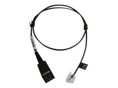 Jabra 8800-00-94, Kaapeli, Läpinäkyvä, musta
