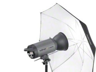 Walimex reflektions- och diffusorparaply vit, 150 cm (17656)