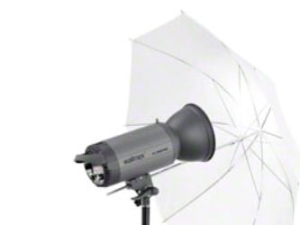 Walimex reflektions- och diffusorparaply vit, 150 cm (17656)