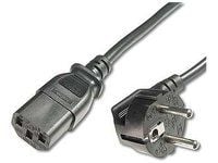 Microconnect PE010410, 1 m, Virtapistoke tyyppi E+F, C13 liitin, H05VV-F, 250 V, 10 A