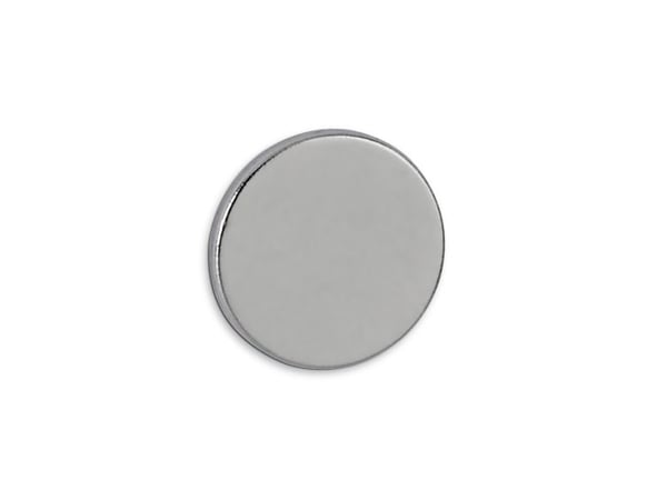 MAUL neodymmagnet, diameter: 10 x (H) 1 mm, nikkel, holdekraft: 0,5 kg, skive - 1 stk (6166196)