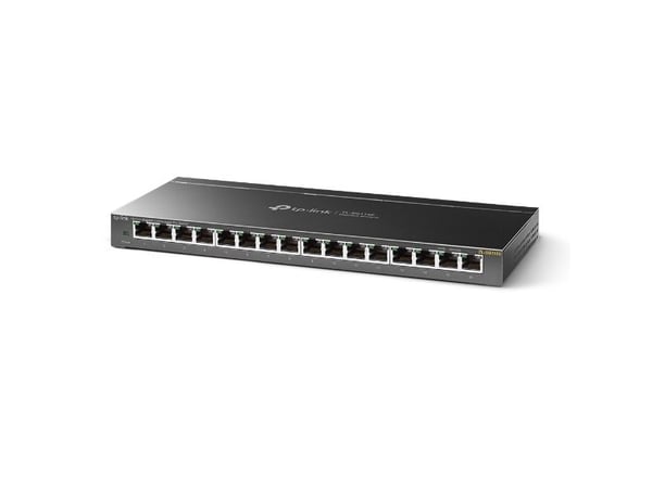 TP-Link TL-SG116E Unmanaged Pro - Switch - ikke-styrt - 16 x 10/100/1000 - stasjonær