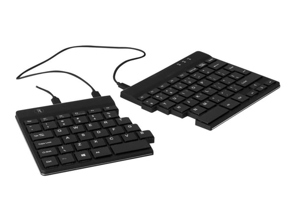 R-Go Ergonomic Keyboard Split break - Tastatur - USB - QWERTY - Nordisk - svart