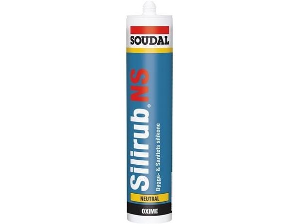 Silirub NS er en universel bygge- og sanitets silikone grå 310ml