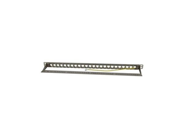 Keystone modulfeste 19" patchpanel for 24xTP-modul 05HE lysgrå Synergy 21
