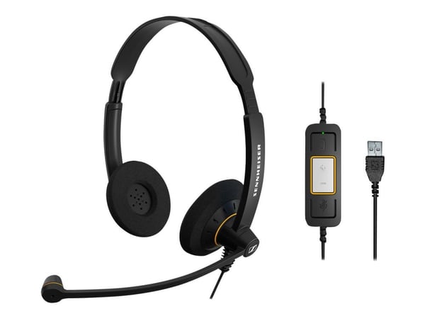 Headset Sennheiser SC 60 USB med ledning, stereo
