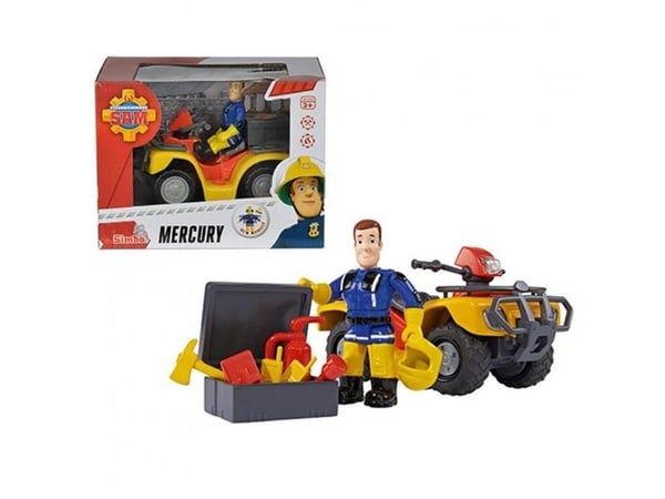 Simba Quad Fireman Sam Quad Mercury figuurin kanssa (109257657038)