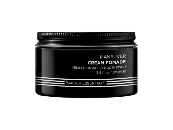 Redken Brews Mens Maneuver Cream Pomade 100ml, Miesten, Kaikille hiuksille, 100 ml, Fiksaatio, Pehmentävä, 1 kpl, Purkki