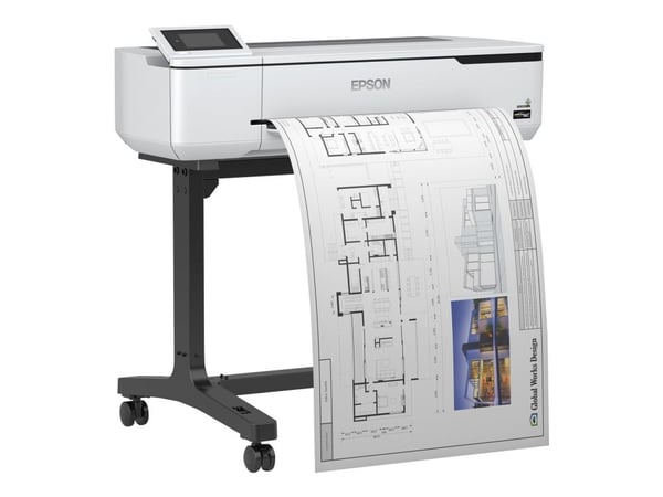 EPSON SureColor SC-T3100 24-tuumainen suurkuvatulostin värillinen mustesuihkutulostin Rulla A1 61.0cm 2400x1200dpi Gigabit LAN Wi-Fi USB 3.0 Leikkuri