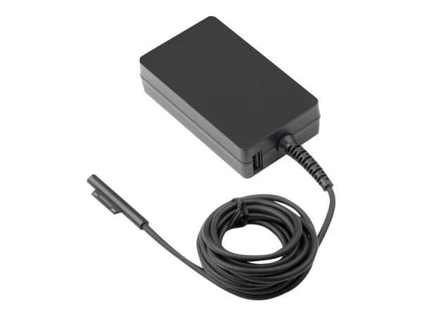 CoreParts - Strømforsyning - AC 100-240 V - 65 watt - for Microsoft Surface Book, Laptop, Pro (midten av 2017), Pro 3, Pro 4