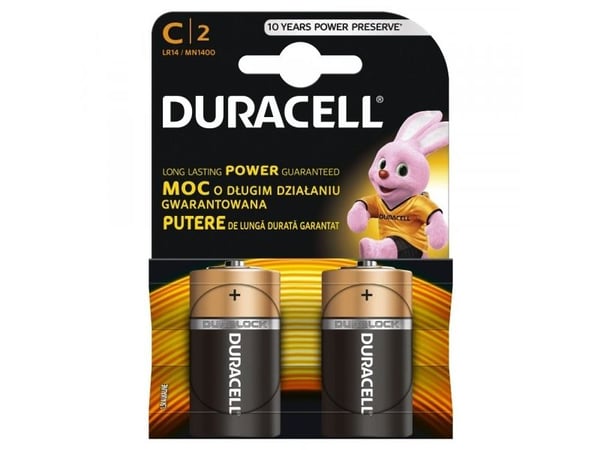 Duracell MN 1400 - Batteri 2 x C - Alkalisk