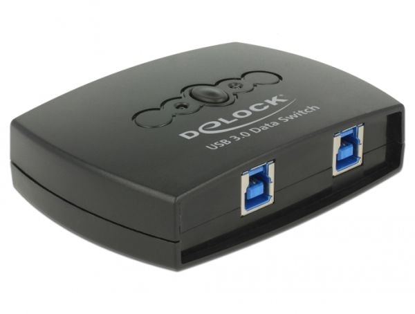Delock USB 3.0 Sharing Switch 2 - 1 - USB-periferdelesvitsj - 2 x SuperSpeed USB 3.0 - stasjonær
