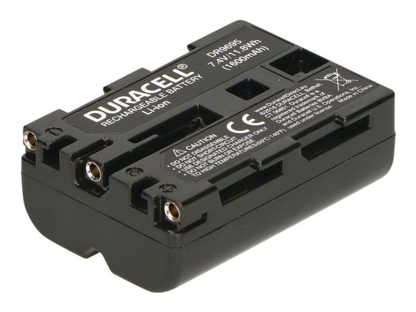 Duracell - Kamerabatteri - Li-Ion - 1400 mAh - for Sony a DSLR-A200, A300, A350, A500, A550, A700, A850, A900