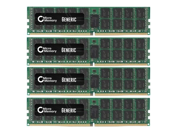 CoreParts - DDR4 - sats - 64 GB: 4 x 16 GB - DIMM 288-pin - 2133 MHz / PC4-17000 - 1.2 V - registrerad med paritet - ECC