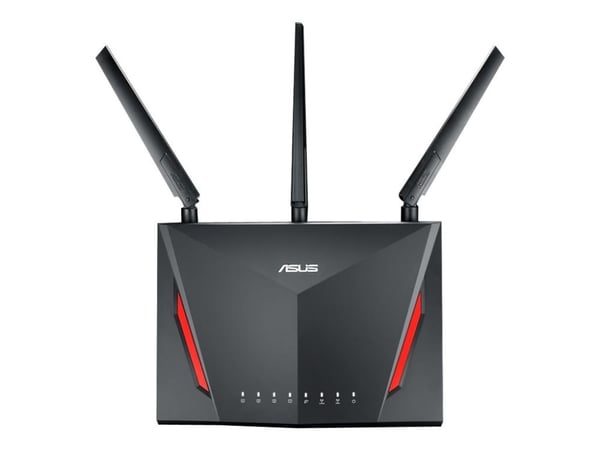 ASUS RT-AC2900 - Trådløs ruter 4-portssvitsj - 1GbE - Wi-Fi 5 - Dobbeltbånd