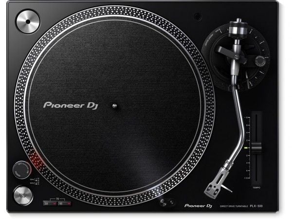 Pioneer PLX-500, Direktedrevet DJ-platespiller, 33 1/3,45,78 RPM, 0,15%, 50 dB, 1,6 kg/cm, 1 s