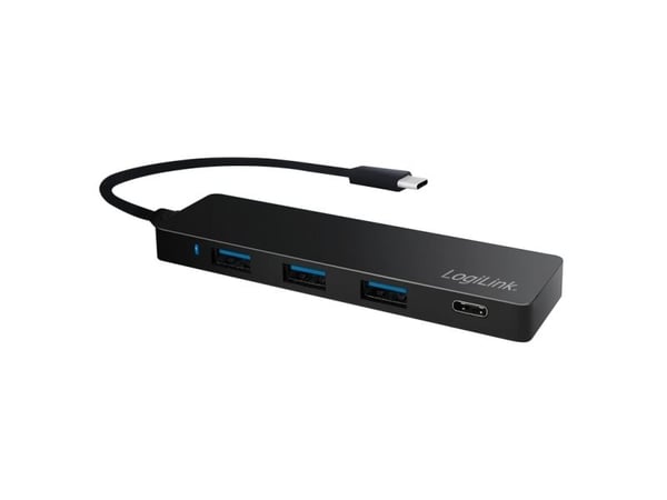 LogiLink UA0311, USB 3.2 Gen 1 (3.1 Gen 1) Typ-C, USB 3.2 Gen 1 (3.1 Gen 1) Typ-A, USB 3.2 Gen 1 (3.1 Gen 1) Typ-C, 5000 Mbit/s, Sort, Android, 300 mm