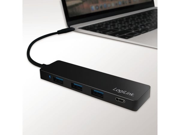 LogiLink UA0311, USB 3.2 Gen 1 (3.1 Gen 1) Type-C, USB 3.2 Gen 1 (3.1 Gen 1) Type-A, USB 3.2 Gen 1 (3.1 Gen 1) Type-C, 5000 Mbit/s, Svart, Android ...