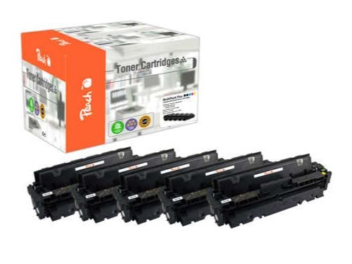 Peach 112094, 2300 sider, 2300 sider, Sort, Cyan, Fiolblå, Gult, 4 stykker