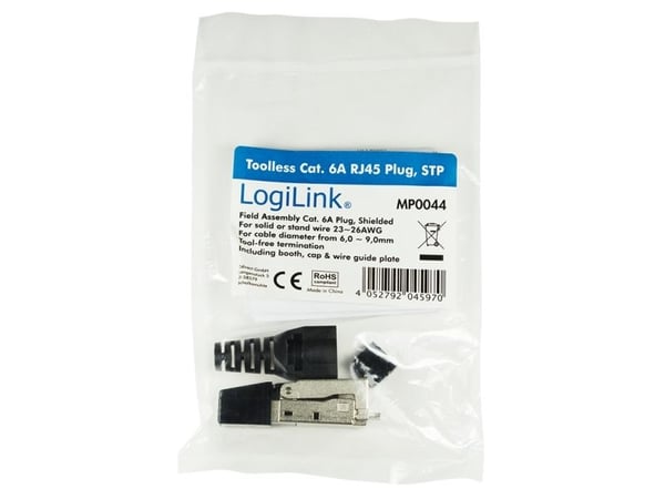 LogiLink EconLine - Verkkoliitin - RJ-45 (uros)
